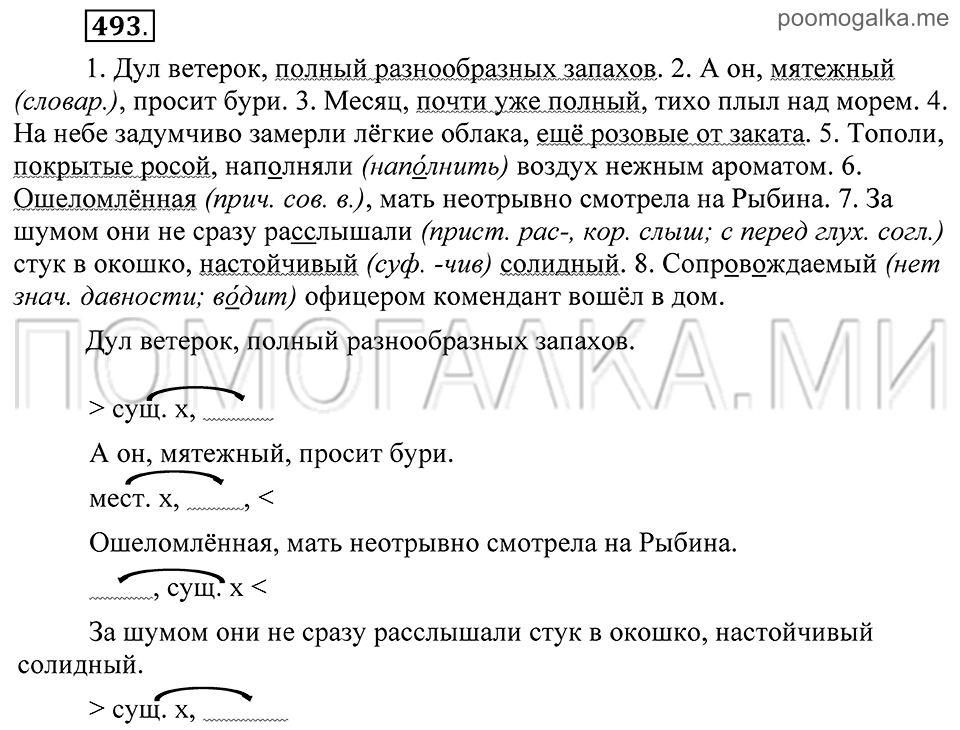 Упражнение 493 — решение 2