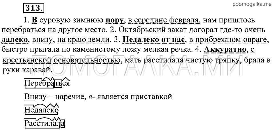 Упражнение 313 — решение 2