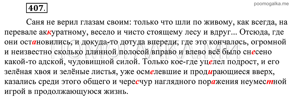 Упражнение 407 — решение 2