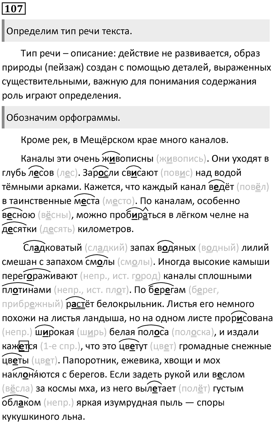 Упражнение 107 — решение 1