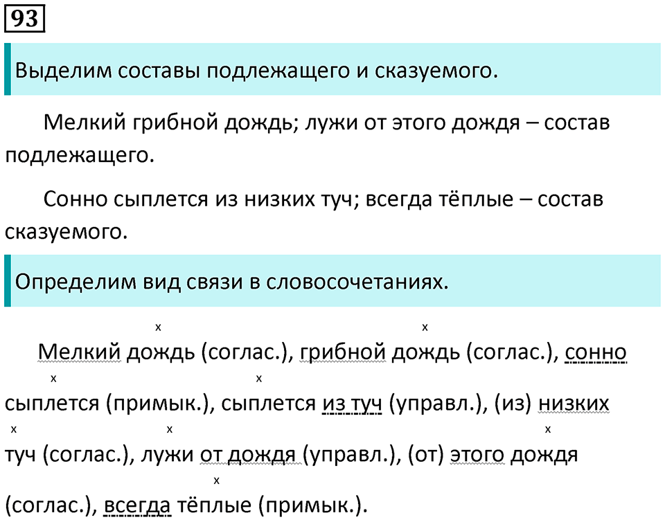Упражнение 93 — решение 1