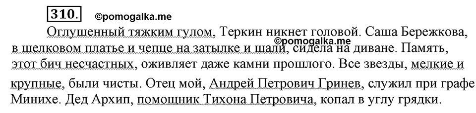 Упражнение №310 — решение 2