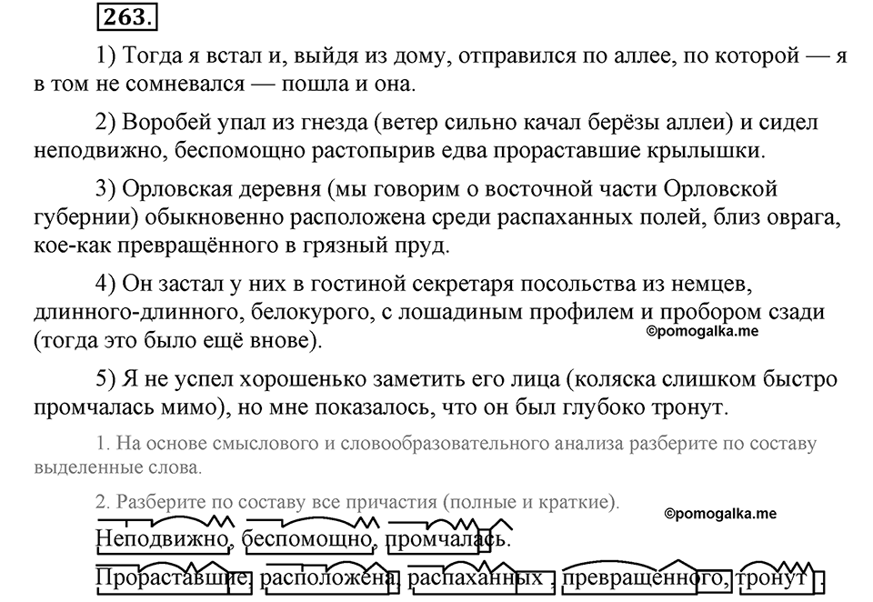 Упражнение №263 — решение 1