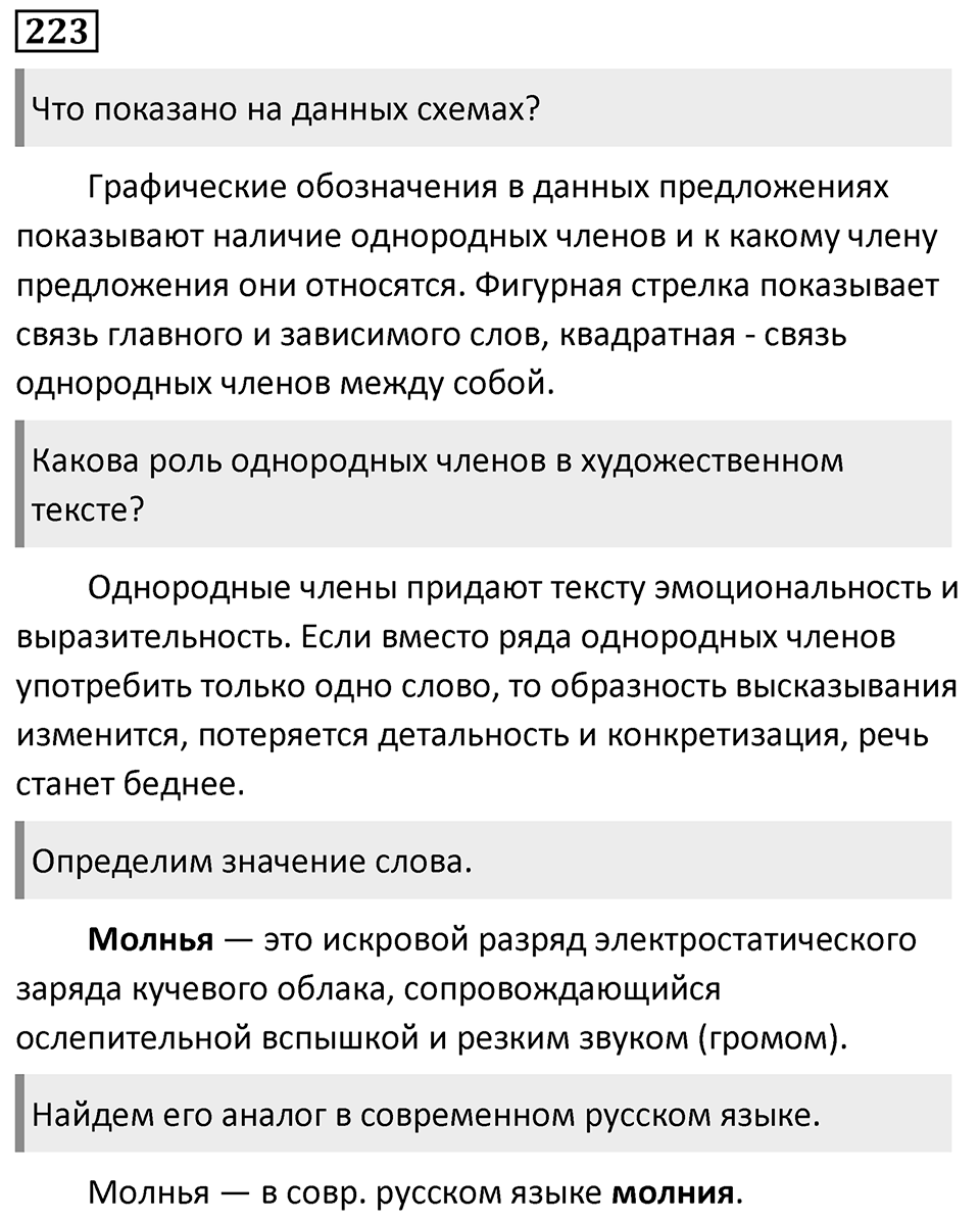 Упражнение №223 — решение 1