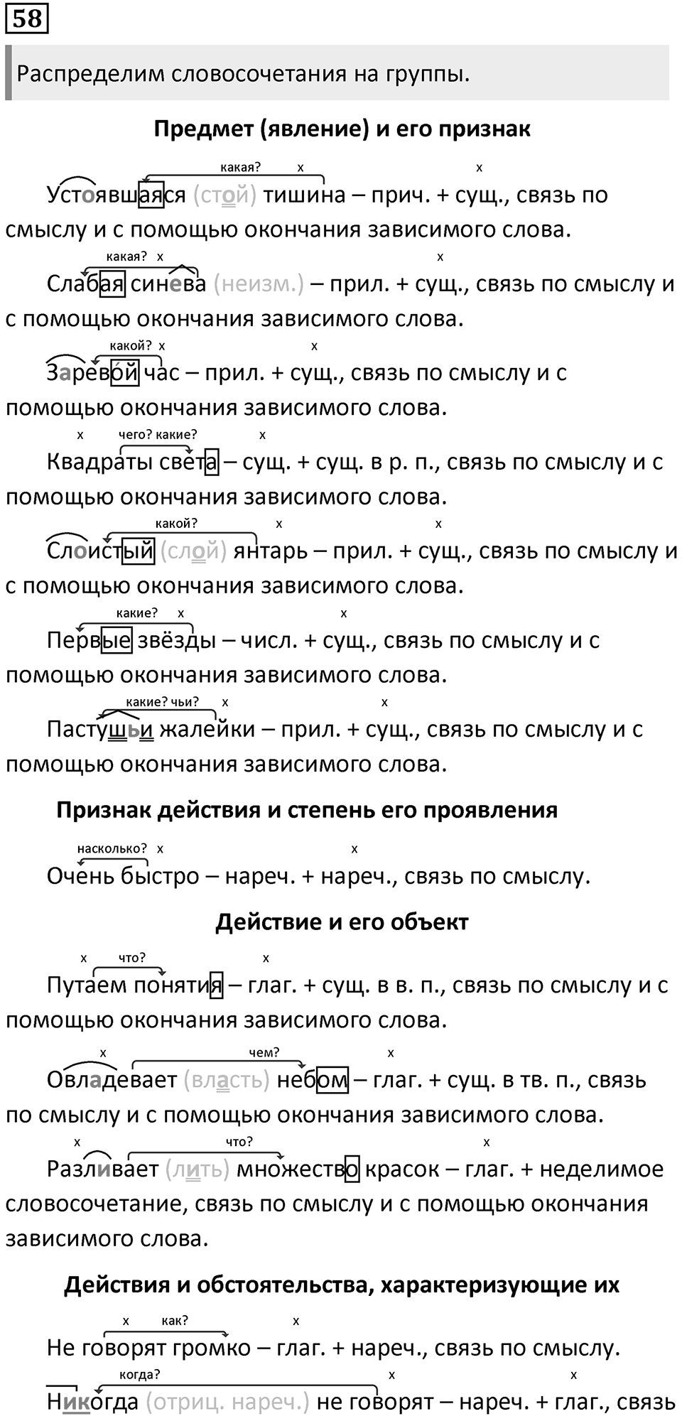 Упражнение 58 — решение 1