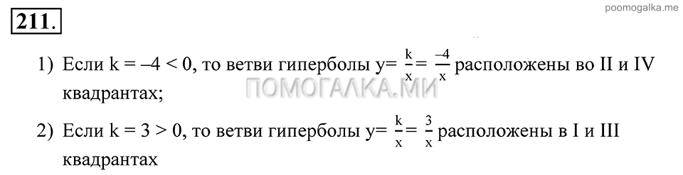 Глава 3. Степенная функция. Упражнения. Номер №211 — решение 1