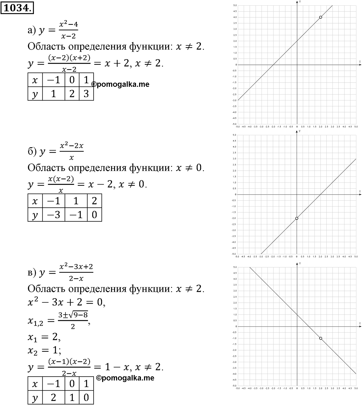 Номер №1034 — решение 1