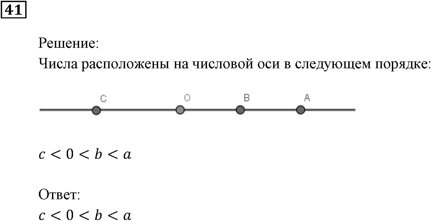Неравенства. §2. Основные свойства числовых неравенств. Номер №41 — решение 1