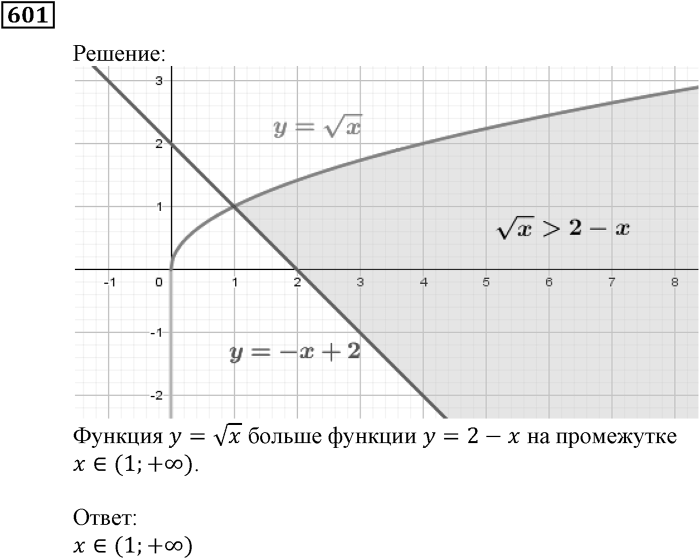 Элементы прикладной математики. §17. Основные правила комбинаторики. Номер №601 — решение 1