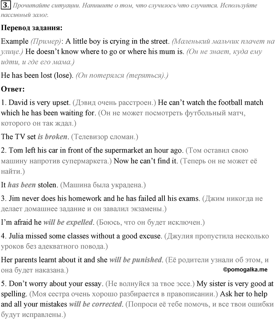 Families and Friends: Are We Happy Together?. Section 1. Unit 1 exercise №3 — решение 1