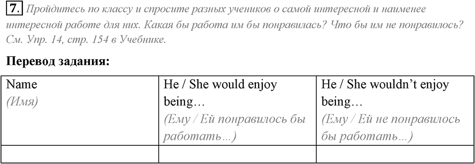 Make Your Choice? Make Your Life. Section 4. Unit 4 exercise №7 — решение 1