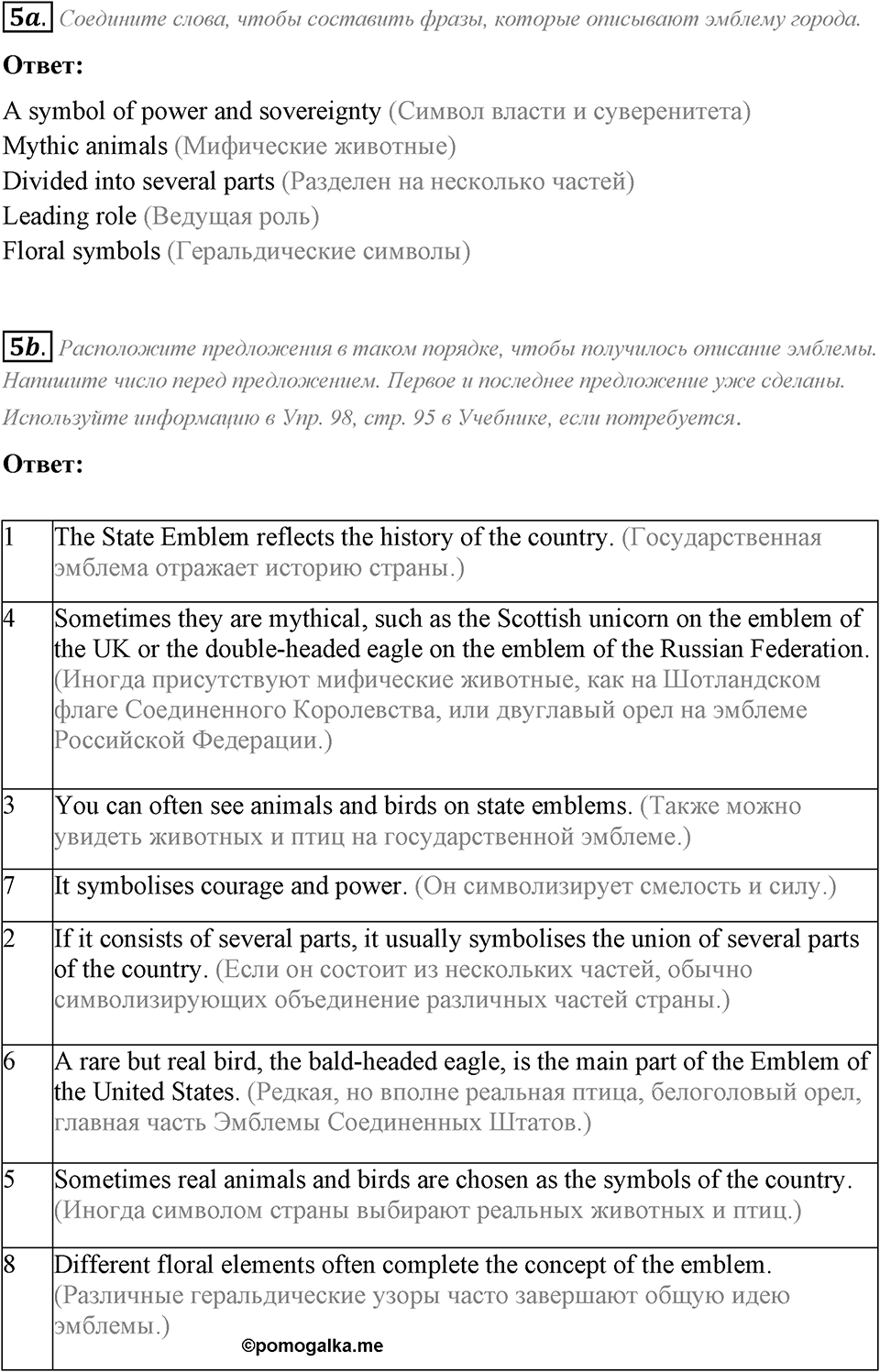 Start Trawelling Now!. Section 2. Unit 2 exercise №5 — решение 1