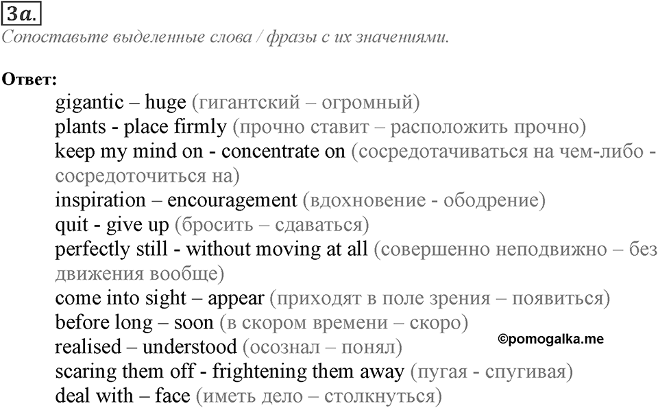 Module 8. Reading & Vocabulary. 8a Задание №3a — решение 1