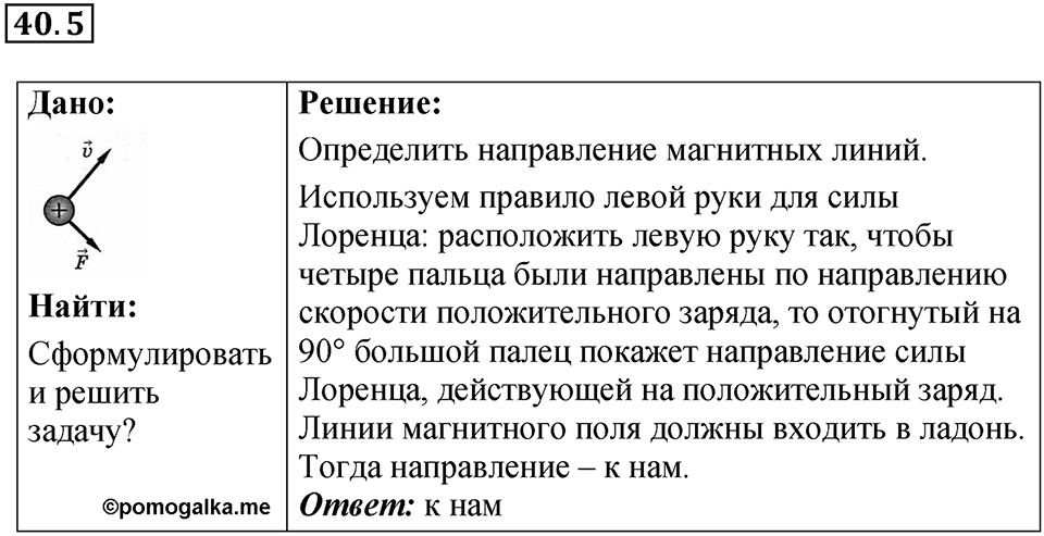 Номер 40.5 — решение 1