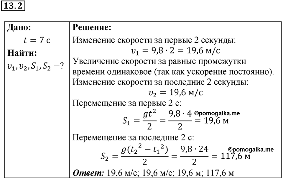 Номер 13.2 — решение 1