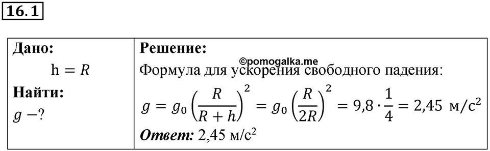 Номер 16.1 — решение 1