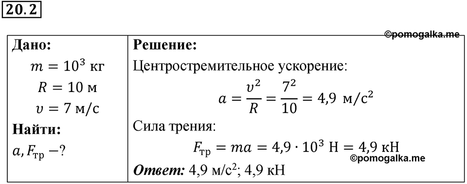 Номер 20.2 — решение 1