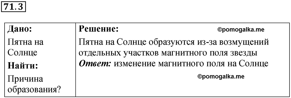 Номер 71.3 — решение 1