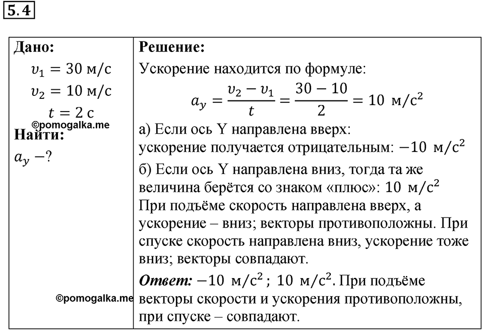 Номер 5.4 — решение 1