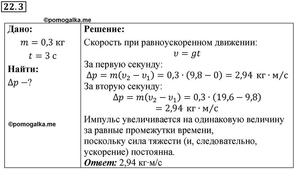 Номер 22.3 — решение 1