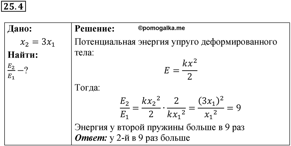 Номер 25.4 — решение 1