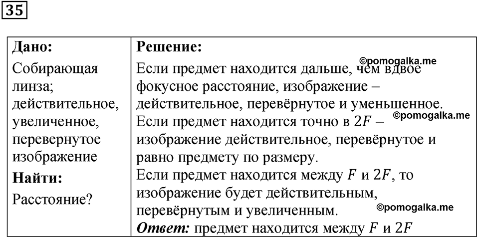 Задание на повторение 35 — решение 1