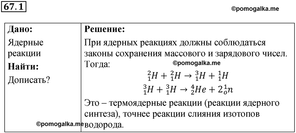 Номер 67.1 — решение 1