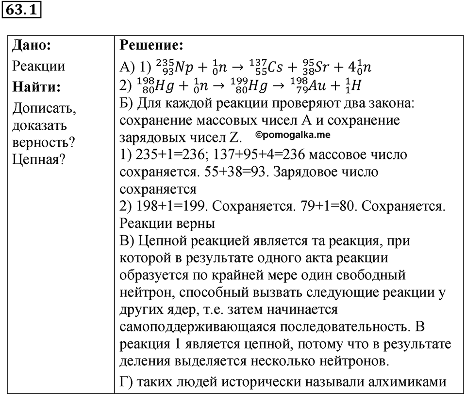 Номер 63.1 — решение 1