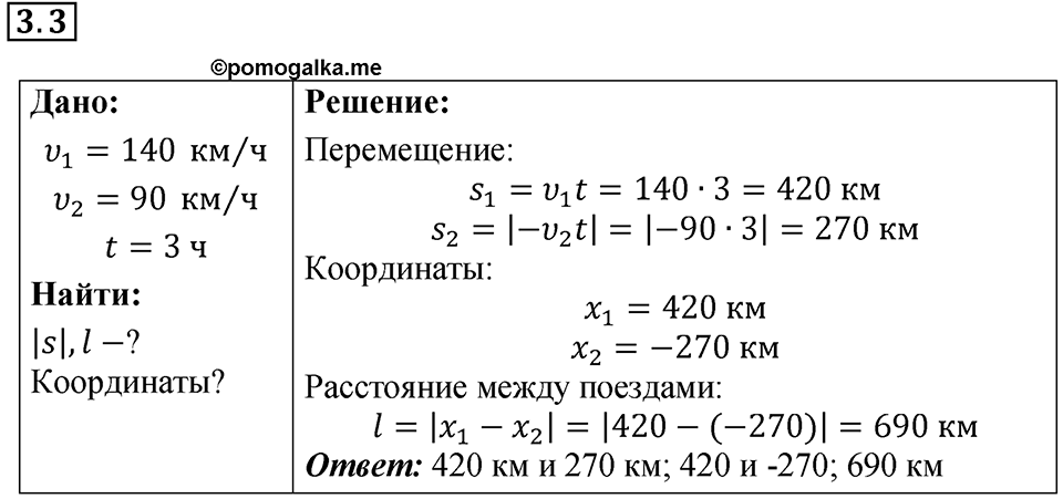 Номер 3.3 — решение 1