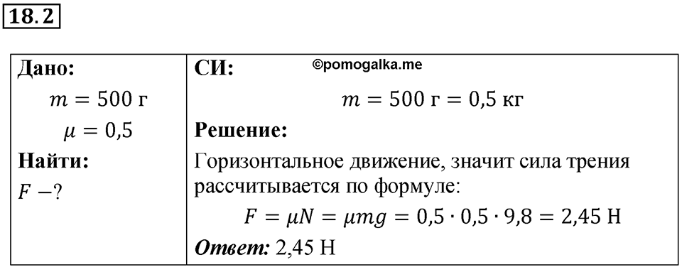 Номер 18.2 — решение 1