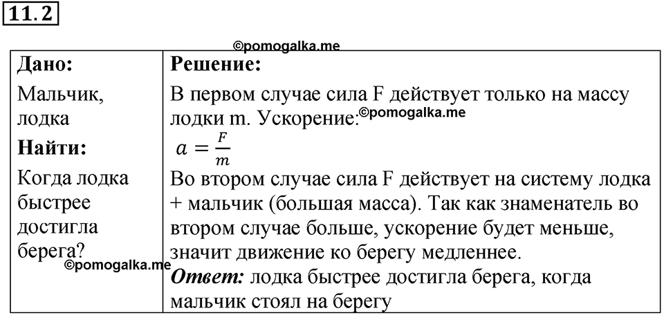Номер 11.2 — решение 1
