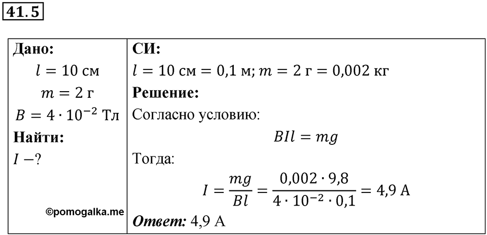 Номер 41.5 — решение 1