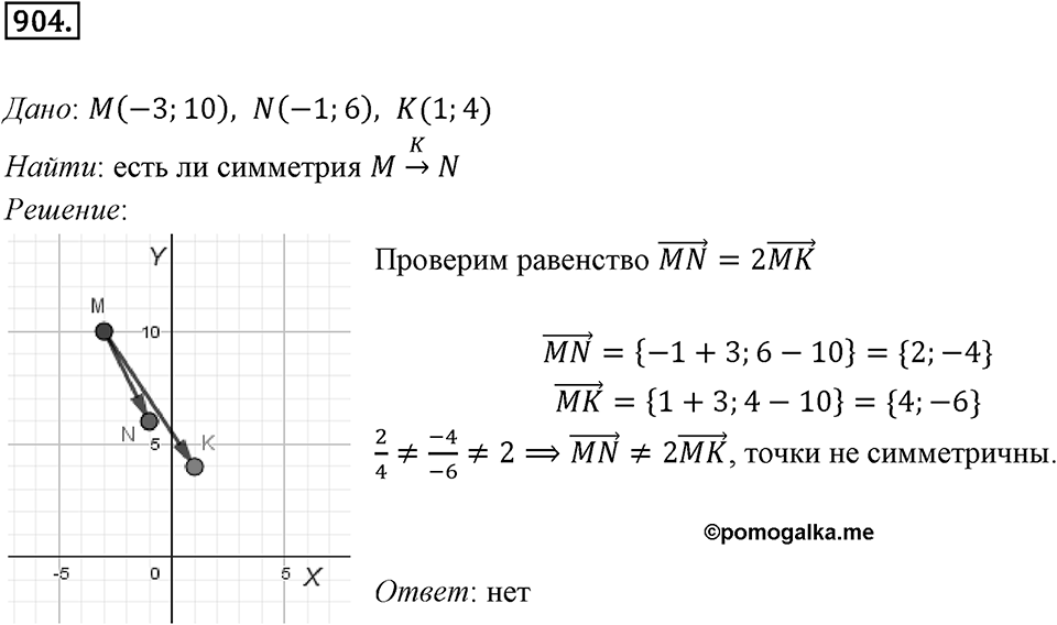 Номер №904 — решение 1