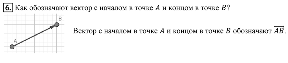 §12. Понятие вектора. Вопросы к параграфу §12 Номер 6 — решение 1