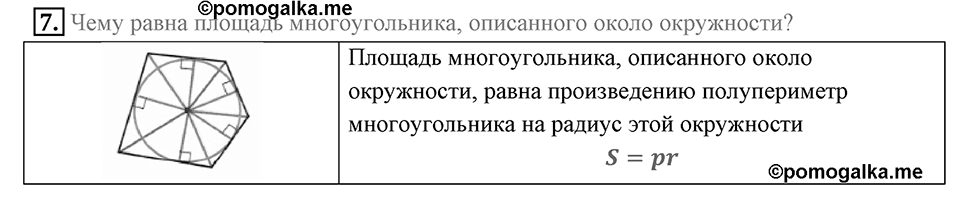 §5. Формулы для нахождения площади треугольника. Вопросы к параграфу §5 Номер 7 — решение 1