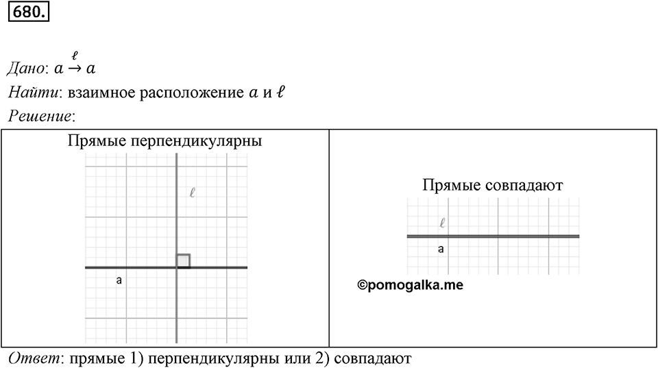 §18. Осевая симметрия. Номер №680 — решение 1