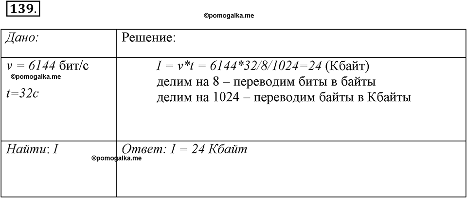 Часть 2. Номер №139 — решение 1