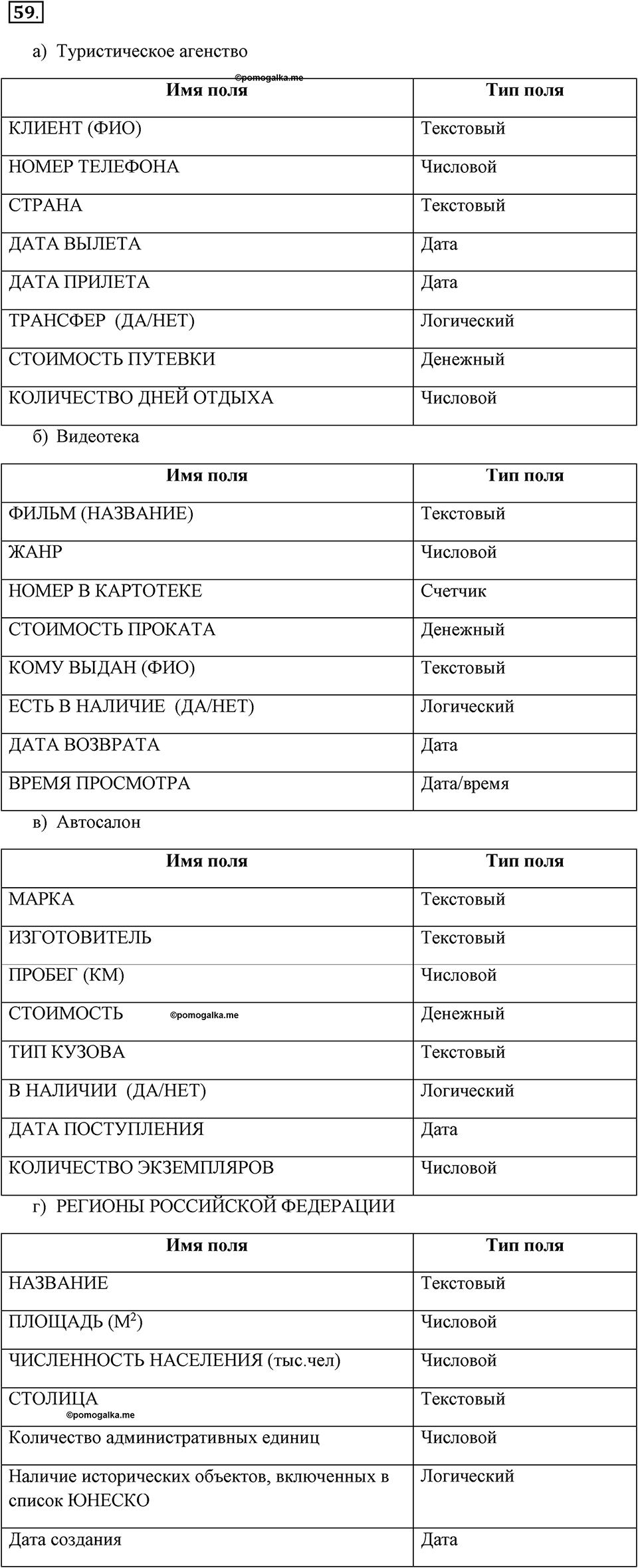 Часть 1. Номер №59 — решение 1