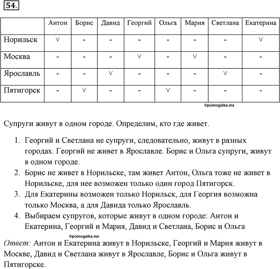 Часть 1. Номер №54 — решение 1