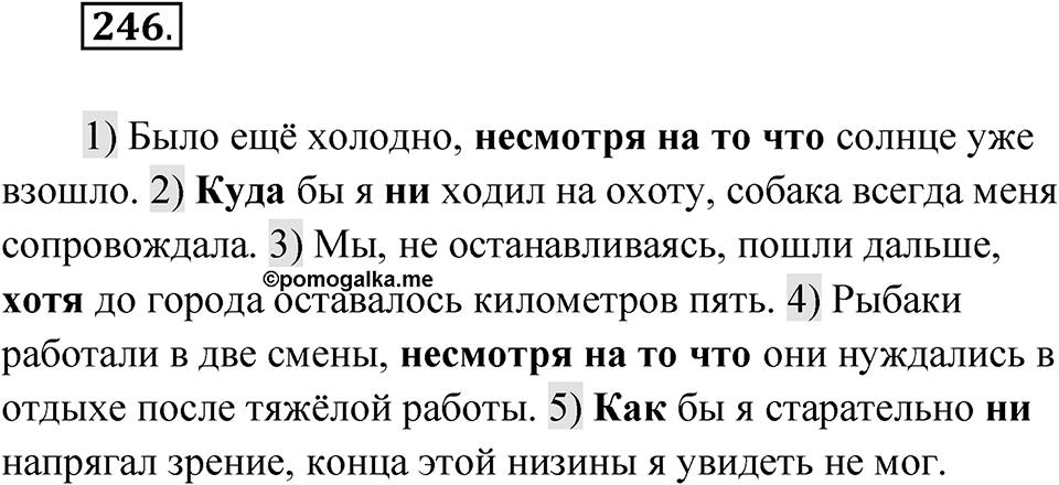 Упражнение 246 — решение 1