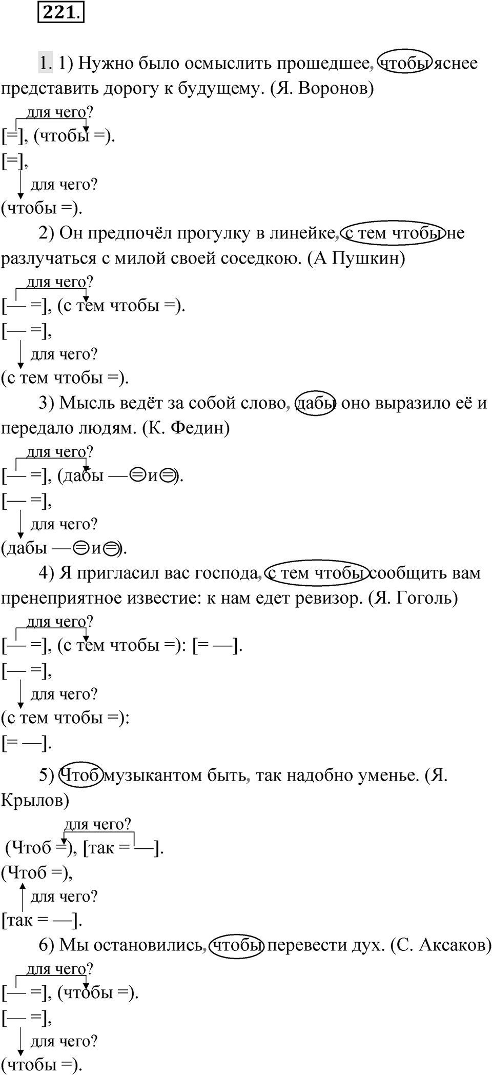 Упражнение 221 — решение 1