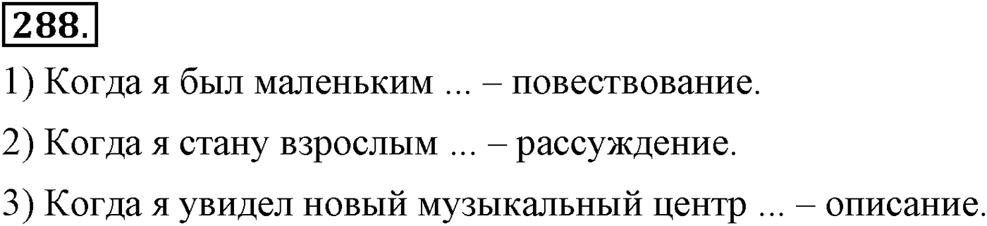 Синтаксис и пунктуация. Сложноподчинённое предложение. Упражнение №288 — решение 1