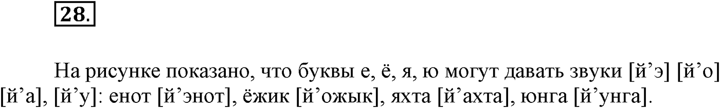 Повторение изученного в 5-8-м классах. §3. Фонетика, словообразование, лексика. Упражнение №28 — решение 1