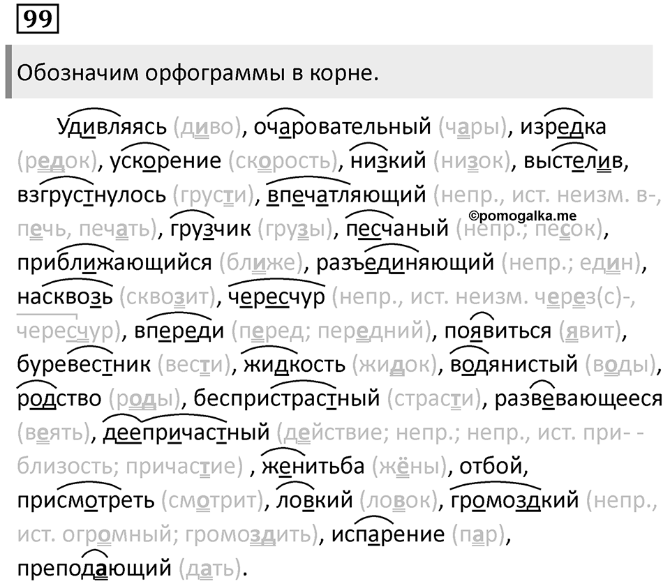 Сложноподчинённые предложения с несколькими придаточными. Упражнение 99 — решение 1