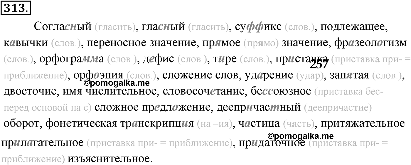 Упражнение №313 — решение 2