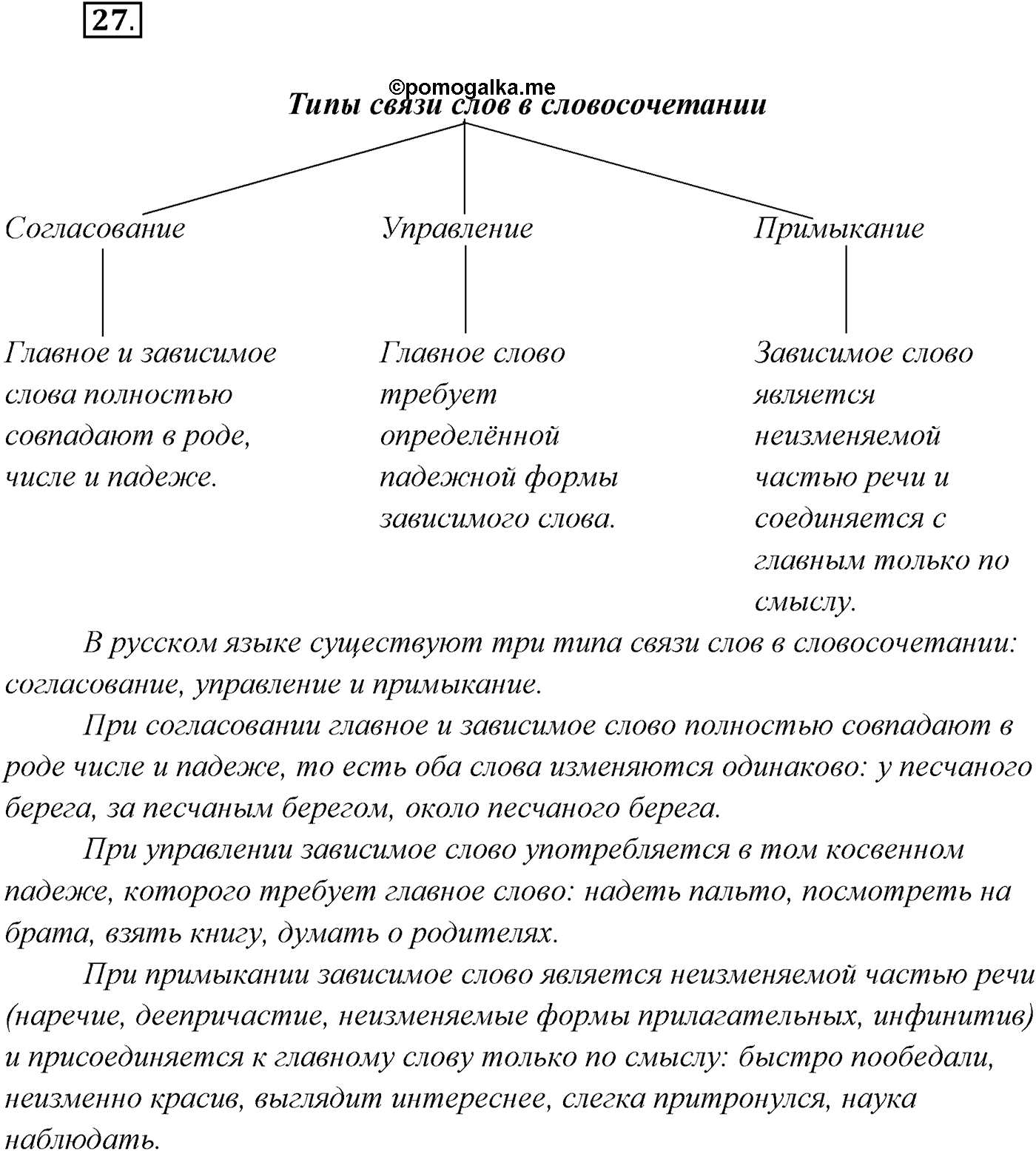§3. Повторение изученного в 8 классе. Упражнение №27 — решение 1