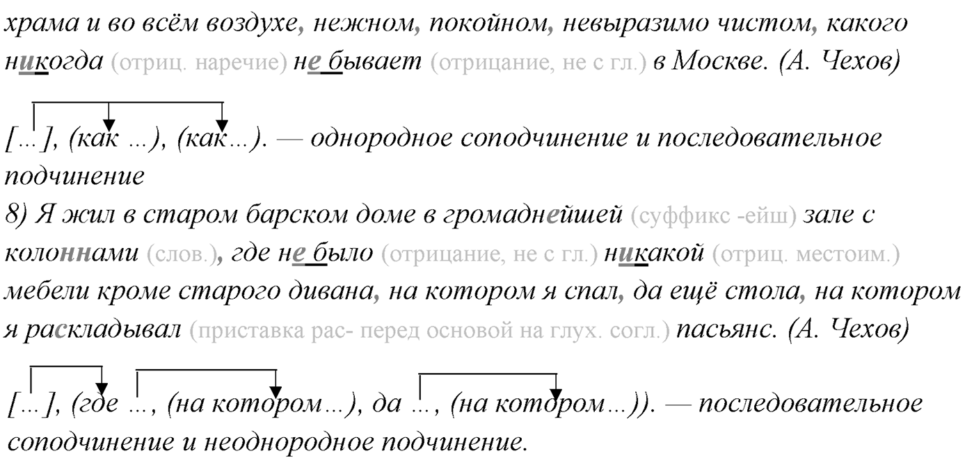 §23. Сложноподчинённые предложения с несколькими придаточными. Упражнение №236 — решение 2