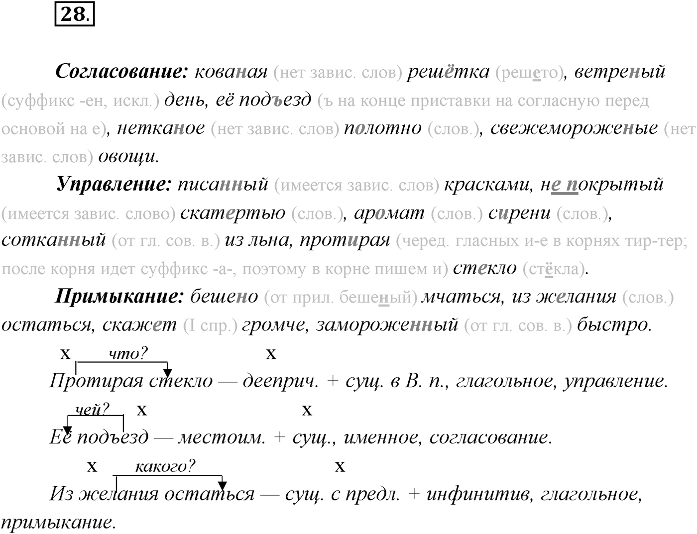§3. Повторение изученного в 8 классе. Упражнение №28 — решение 1